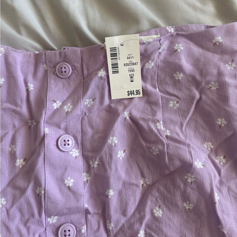 Aeropostale Lavender Floral Skirt